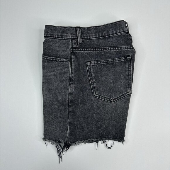 Everlane Women’s Black The Relaxed Denim Cut-Off‎ Jean Shorts 25-29/L5.75 - Picture 2 of 11